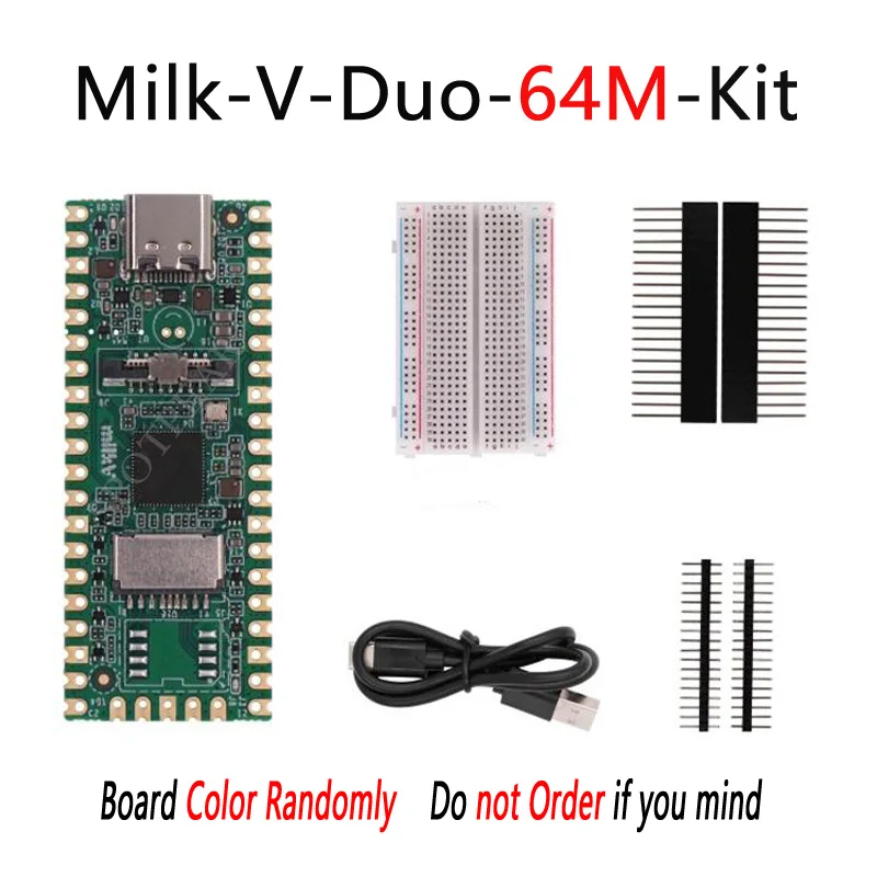 【Agencia autorizada de primer nivel】 Placa Linux Milk-V Duo RISC-V CV1800B 1G RAM-DDR2-64MB Compatible con Raspberry Pi Pico Port
