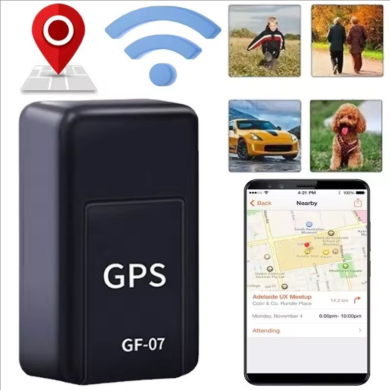 Vehicle Gps Locator Gf07 Mini Portable Gps Tracker Strong Magnetic Car Gps Tracking Device Anti-Lost Alarm Gps Position App