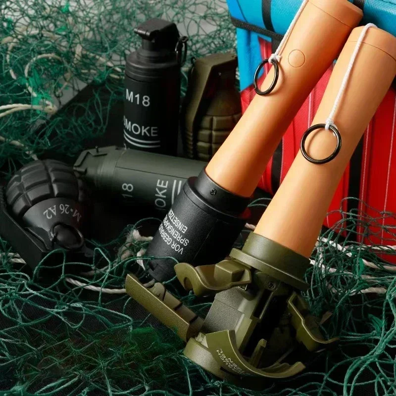 AQTactical Smoke Grenade Model M67 Burst Mine Water Grenade Bouncing Smoke Grenade and Other 10 Different Airsoft Grenade Models