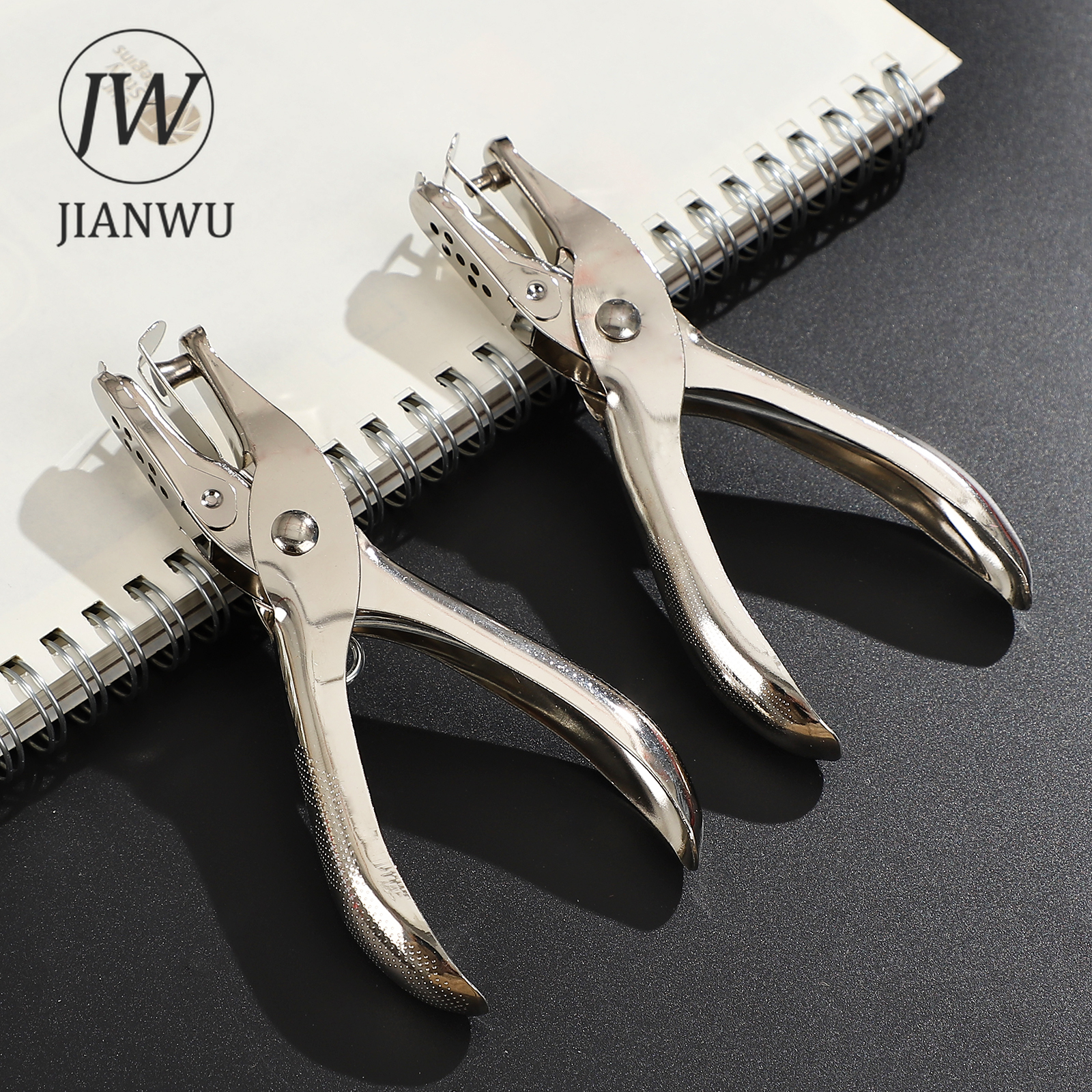 JIANWU 3 มม./6 มม.กระดาษ Single hole Puncher เครื่องเจาะกระดาษโลหะ Scrapbooking เครื่องมือ