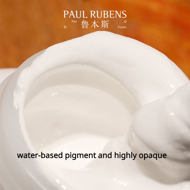 Paul Rubens Cartoonist White Ink 50 Ml for Dip Pen, Brush, Art Lettering, Highly Opaque White Ink for Highlights and Corrections