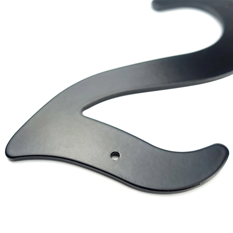 Đen 4 "101 Mm Chiều Cao Số Nhà Cửa Địa Chỉ Số Chữ Số Nhôm Móng Tay Cố Định Hộp Thư Địa Chỉ Ký #0-9