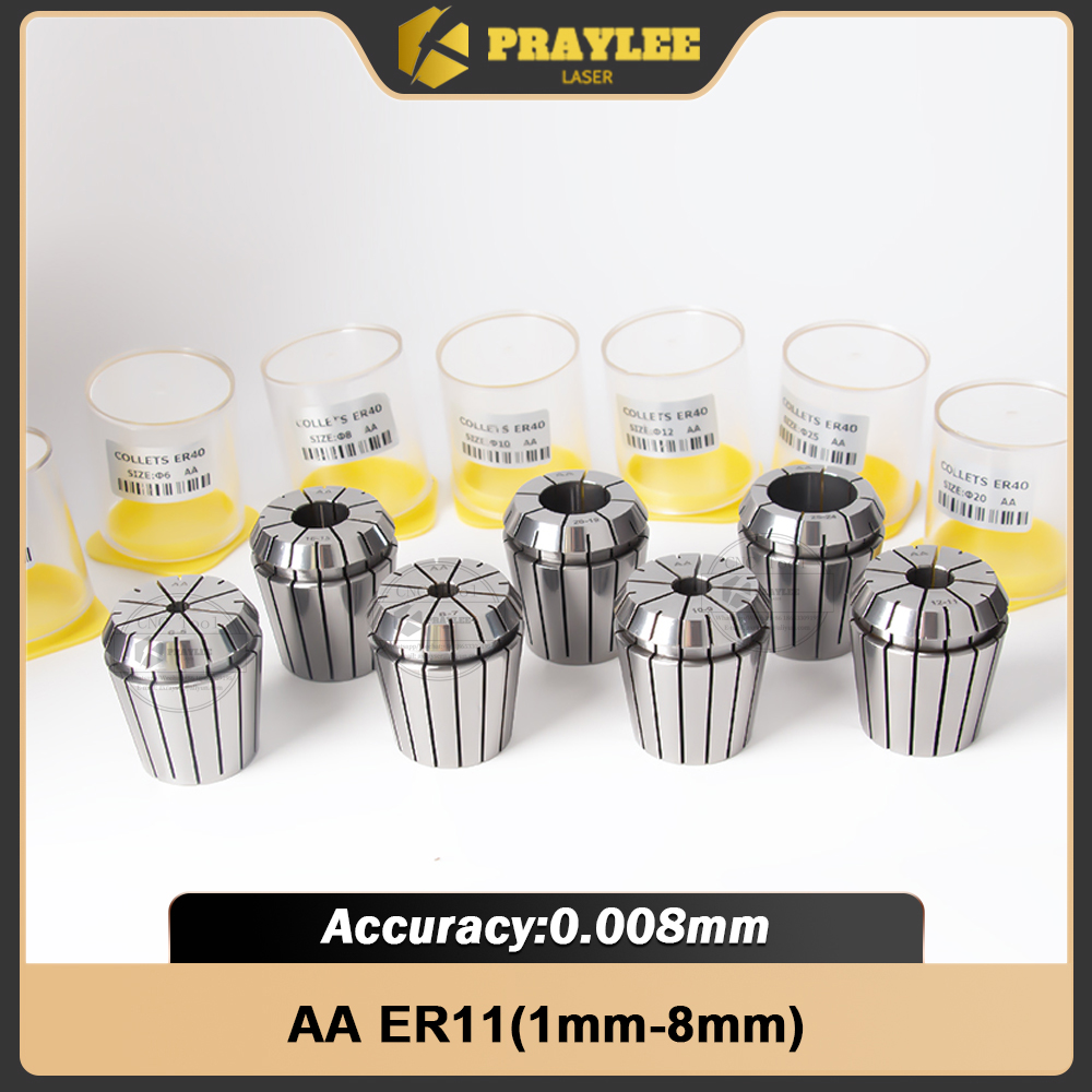 Цанговый патрон ER11 AA 1 мм 2 мм 3 мм 4 мм 5 мм 6 мм 7 мм 8 мм Набор цанг ER Держатель инструмента Высокоточная цанга