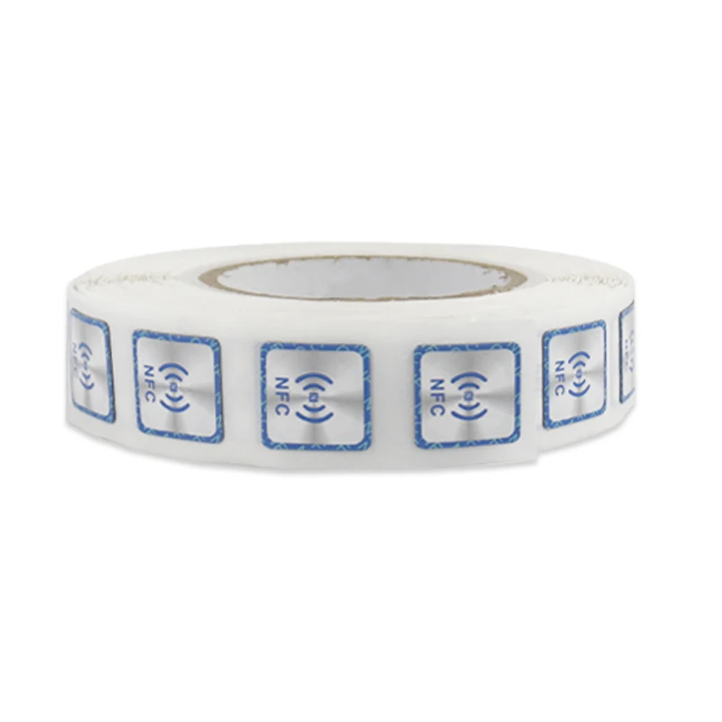 Autocollant NFC Anti-métal 888 octets, étiquette Ntag216 13.56MHz, étiquette NFC vierge programmable, protocole universel ISO14443A, 10 pièces