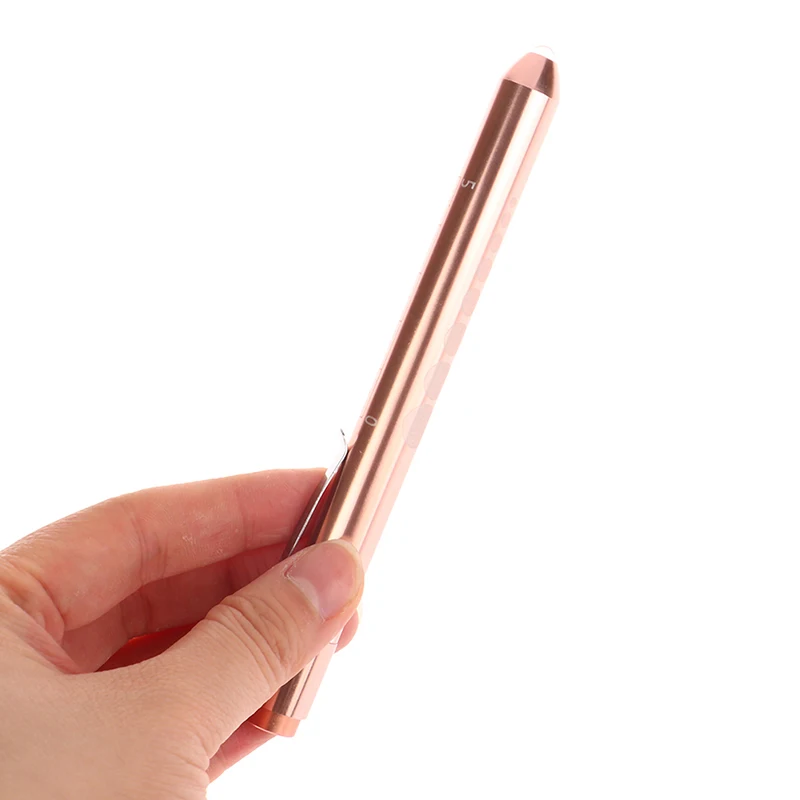 1PC Reusable LED Medical Penlight Flashlight With Pupil Gauge Pocket Clip Pen Light Torch Lamp For Nurses Doctors Reading