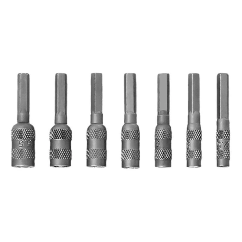 Y3NA set 7 socket nut driver untuk perakitan furnitur dan perbaikan otomatis