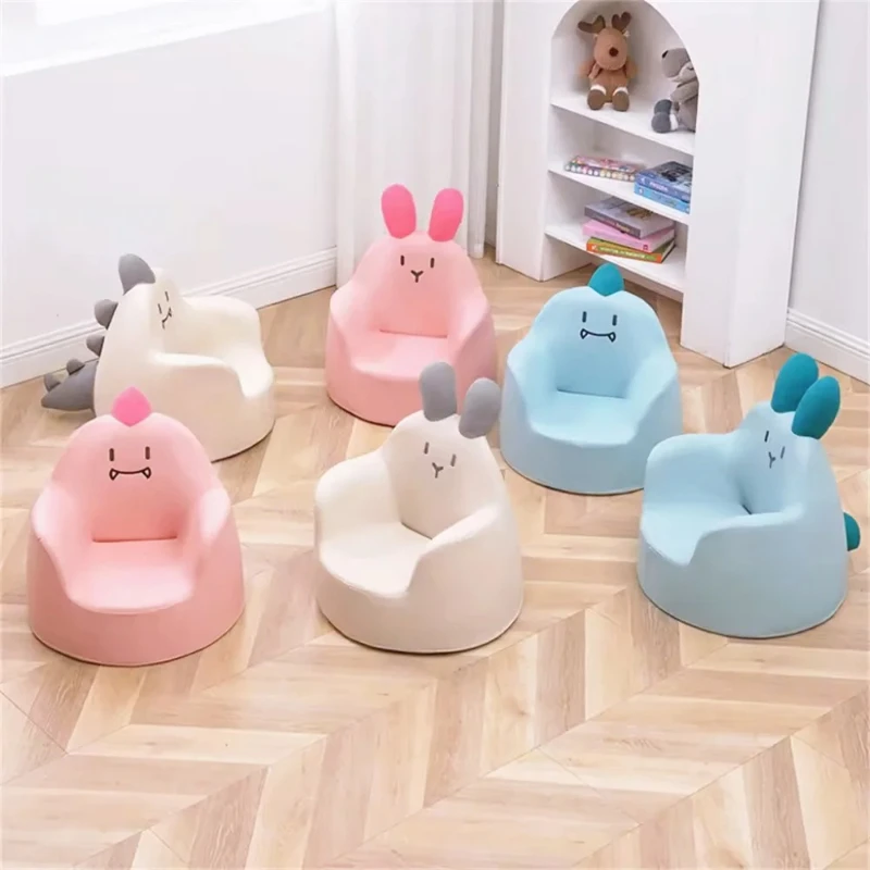 Single Seat Small Sofa Cute Cartoon White Rabbit Sofa Park Reading Seat Leisure Chair Baby Spielsofa Kinder Kids Room Furniture