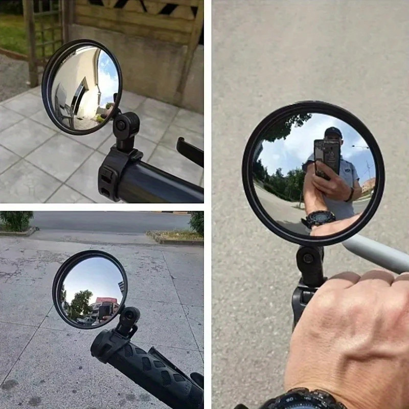 Motorräder Rückspiegel Seite Spiegel Für Sicherheit Ansicht Drehen Links Rechts Spiegel Einstellbare Mini Autocycle Rückansicht
