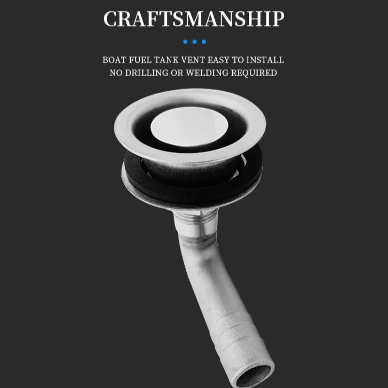 マリンボートガス燃料タンク空気を防ぎ、水タンクを介してステンレス鋼フラッシュマウント、取り付けガスハードウェア、316