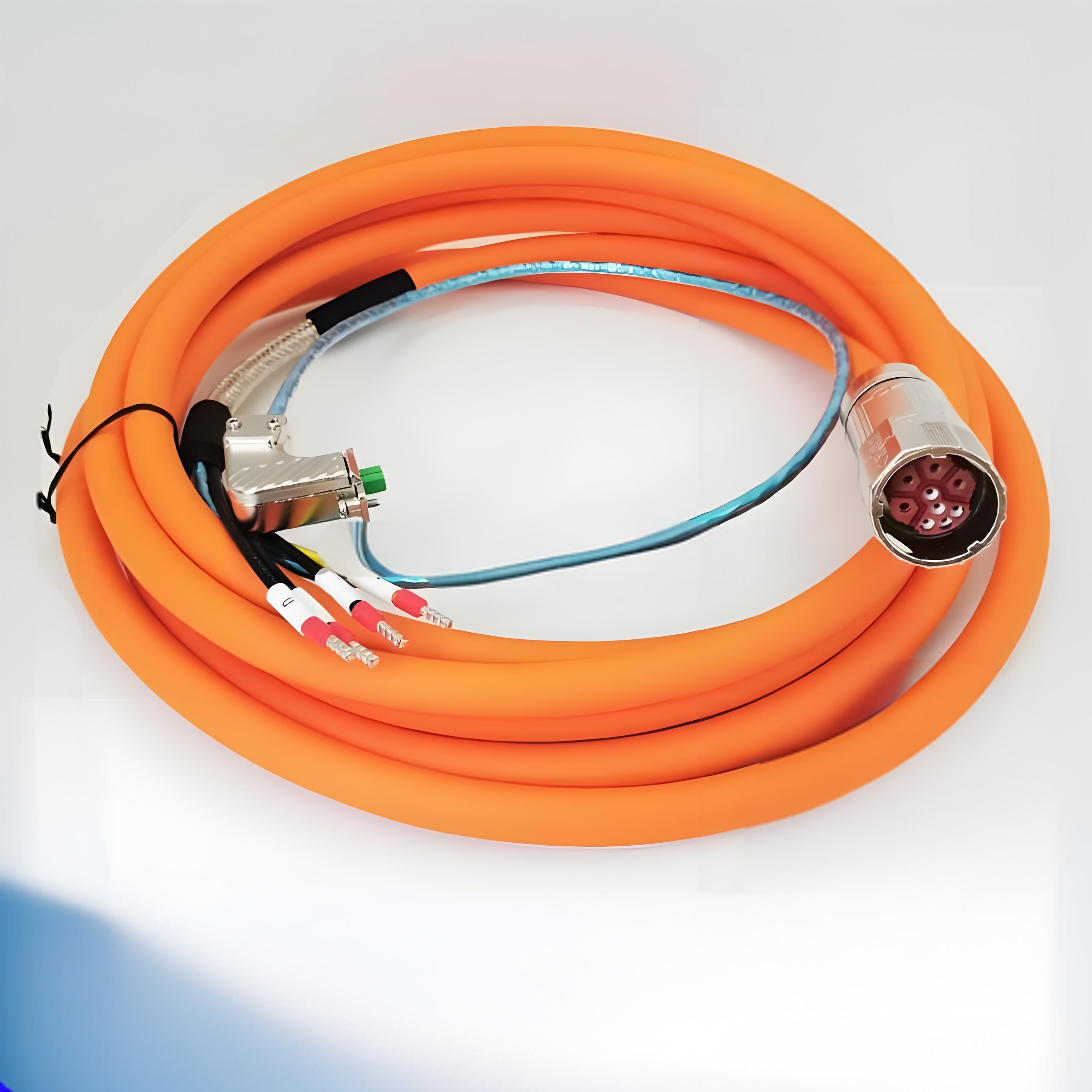 Substitui o servo motor da série Rockwell 2090-Csbm1De-18Aa06 Cabo de alimentação e cabo 2090-Csbm1De-18Aa03 Cabo 2090-Csbm1De-18Aa09