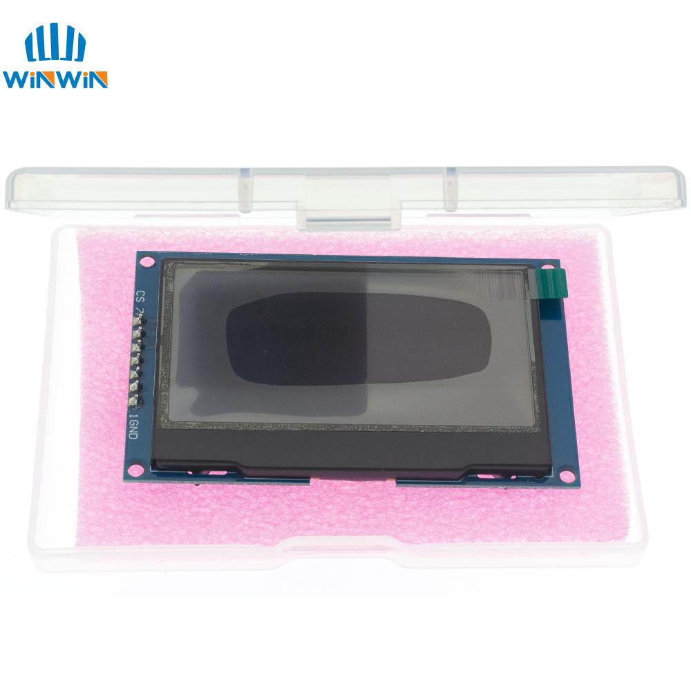 2,4 Zoll 2,42 Zoll 128 x 64 OLED LCD-Anzeigemodul SSD1309 12864 7-polige SPI/IIC I2C serielle Schnittstelle für Arduino UNO R3 C51