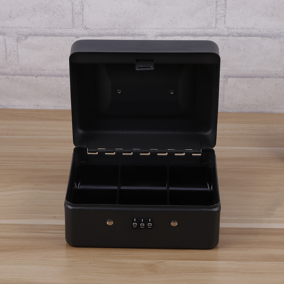 Dikker beveiliging contant geld combinatieslot geld opbergdoos voor munten controles sleutels kassier doos voor winkel restaurant