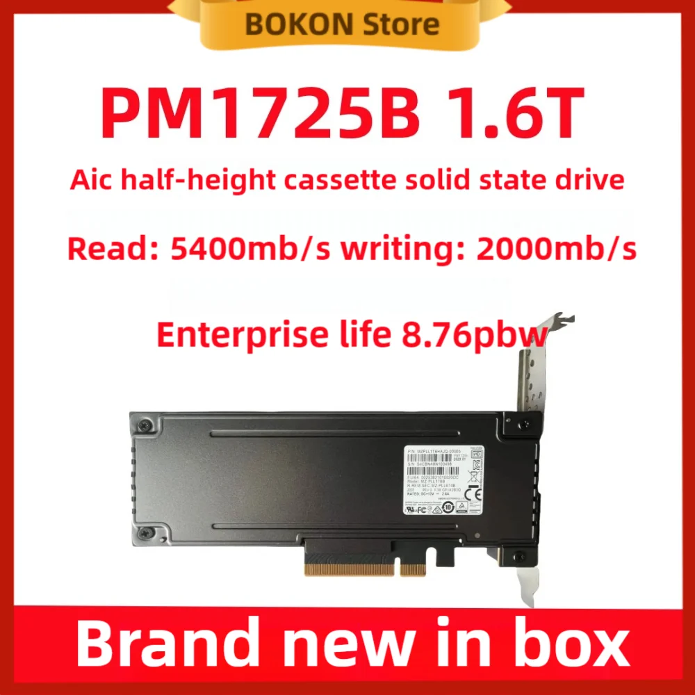 PM1725b Original Für Samsung SSD PM1725 1,6 T 3,2 T HHHL PCLe Für HPE IBM Gen 3,0X8 AIC karte einfügen karte solid-state-laufwerk