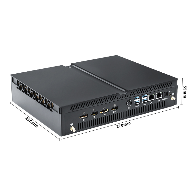 Topton 14. gen intel i9 14900f nvidia rtx 4070 12g gaming mini pc nvme 2 xddr5 windows 11 mini gamer computer desktop pc wifi6