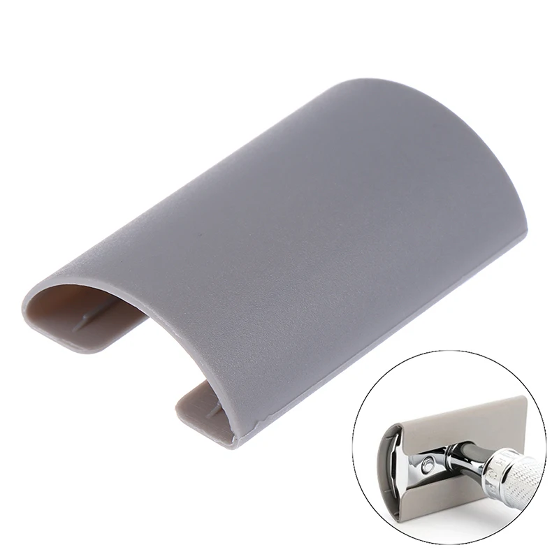 Funda protectora para cabezal de afeitadora, funda de plástico de doble filo para cabezal de afeitadora, mango largo Universal
