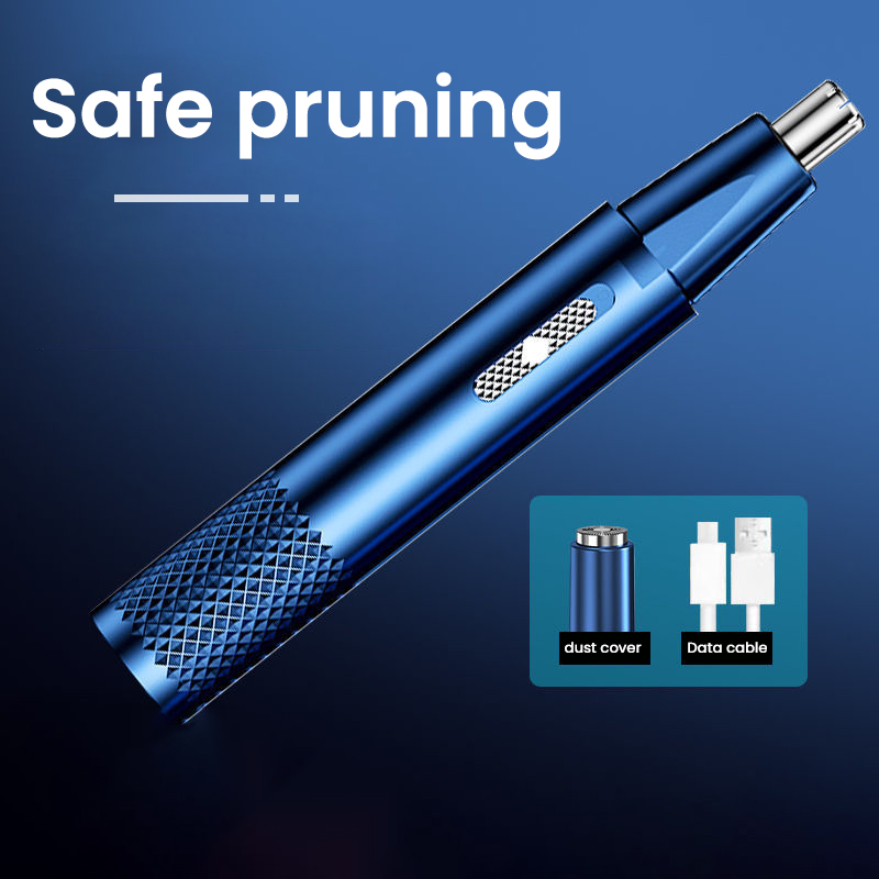 Cortadora de pelo eléctrica para nariz, afeitado multicinético recargable, dos en uno, Unisex, totalmente automática, lavable