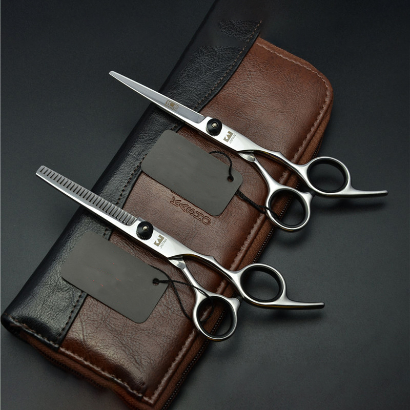 Профессиональные японские стальные ножницы для стрижки волос, 6 дюймов, 6,5 дюйма