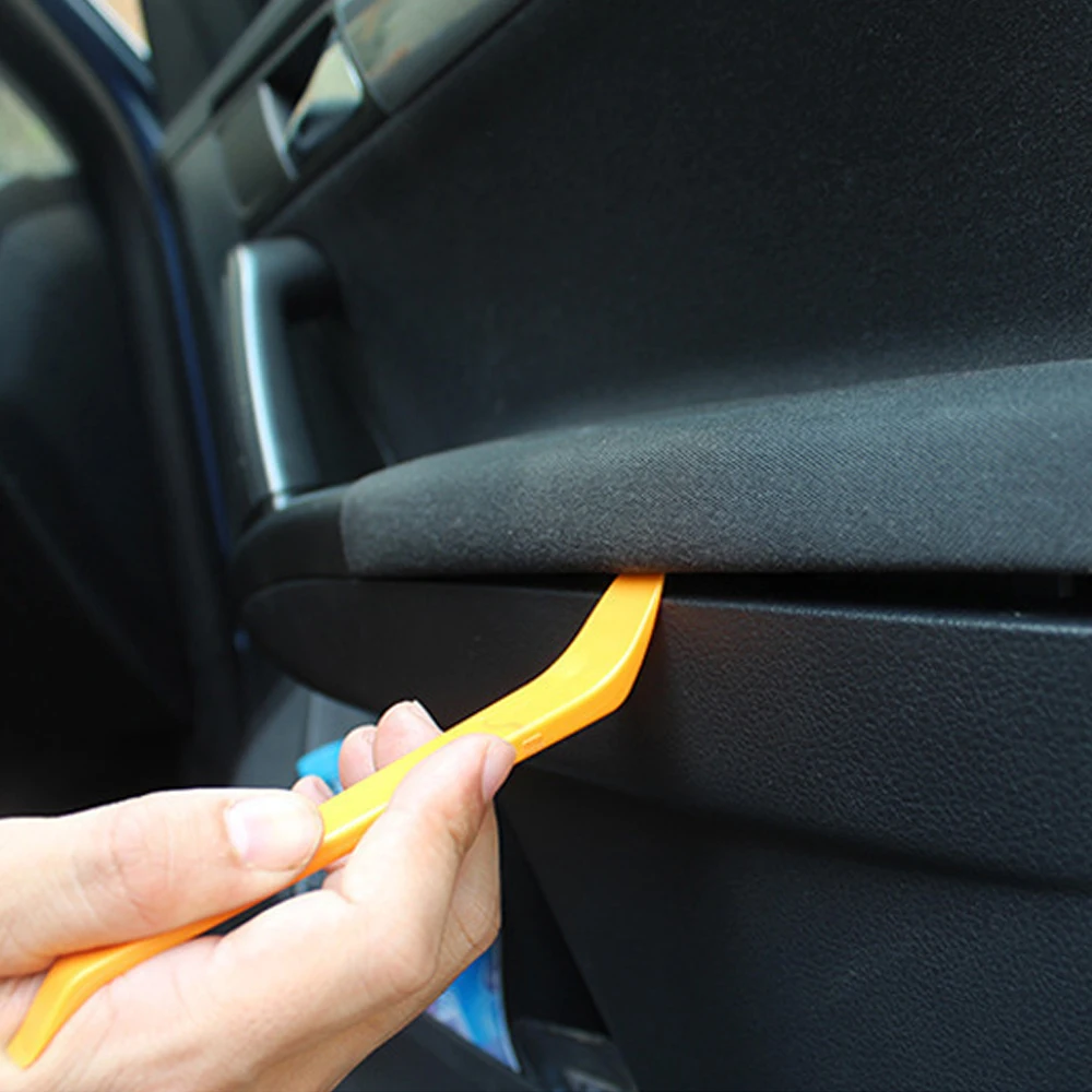4 ชิ้นรถเครื่องมือกําจัดรถวิทยุแผงประตูคลิป Trim Dash Auto วิทยุกําจัด Pry เครื่องมือรถยนต์ภายในถอดชุด