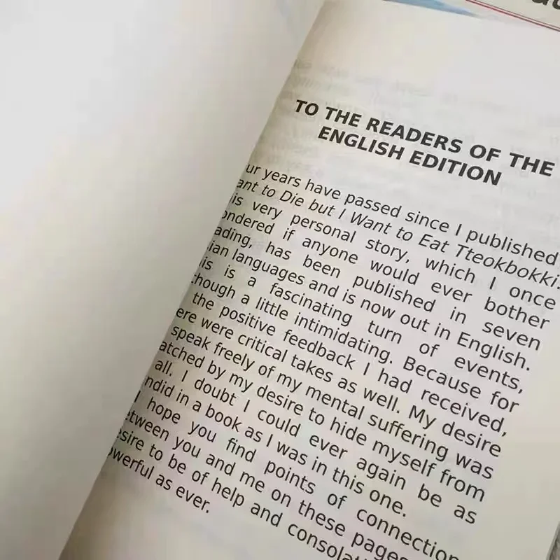 1-Buch „I Want to Die But I Want to Eat Tteokbokki“, englisches Buch, Taschenbuch
