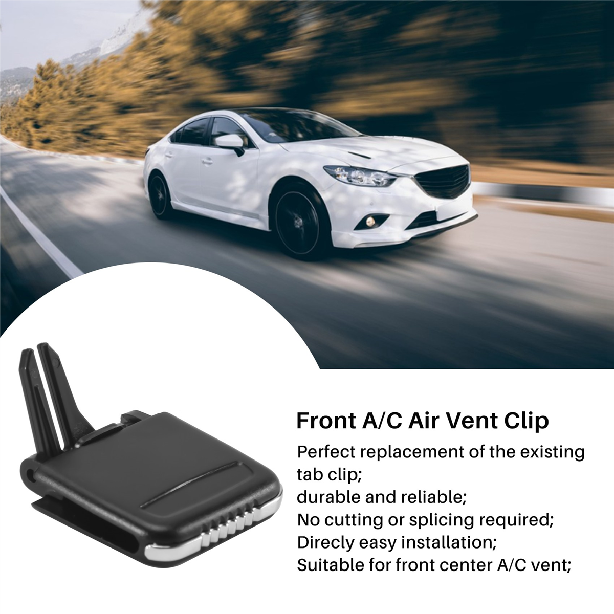 Air Vent saída Tab Clip Kit de reparação para Porsche Cayenne, Frente A/C, 2011-2016