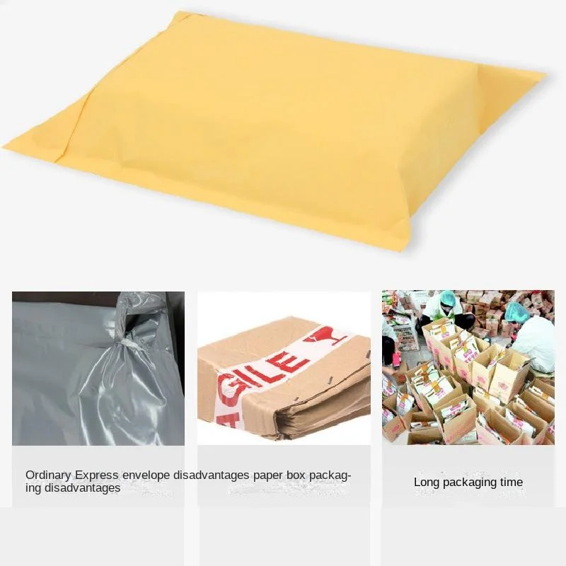 100 ชิ้น/เซ็ตกระดาษคราฟท์ฟองซองกระเป๋าข้อกําหนดที่แตกต่างกัน Mailers จัดส่งซองจดหมาย Bubble Mailing Bag
