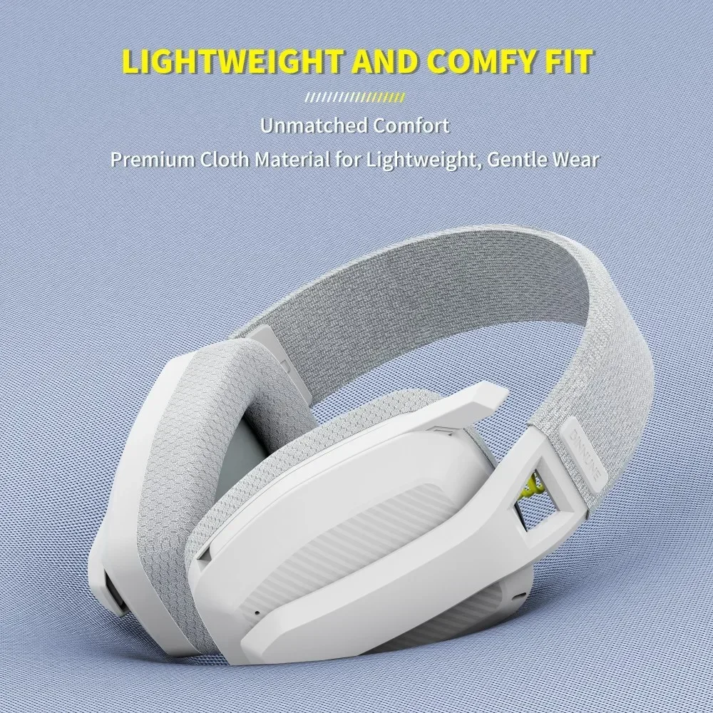 BINNUNE BW06 2,4 GHz Bluetooth-Headsets Gamer mit Mikrofon Drahtloser Gaming-Kopfhörer mit Mikrofon für PS5 PS4 PC Mac Playstation