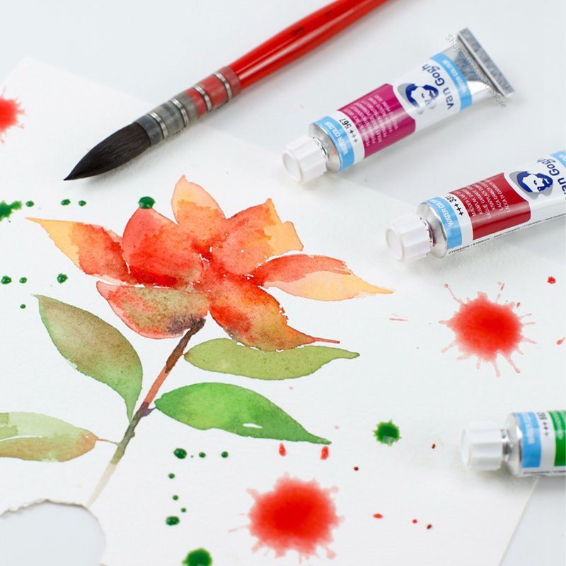 Van Gogh Ban Đầu Sơn Màu Nước Ống 10ML Trường Cao Đẳng Cấp Lightfast Và Không Phai Màu Chuyên Nghiệp Sinh Viên Nghệ Thuật Tranh Tiếp Liệu