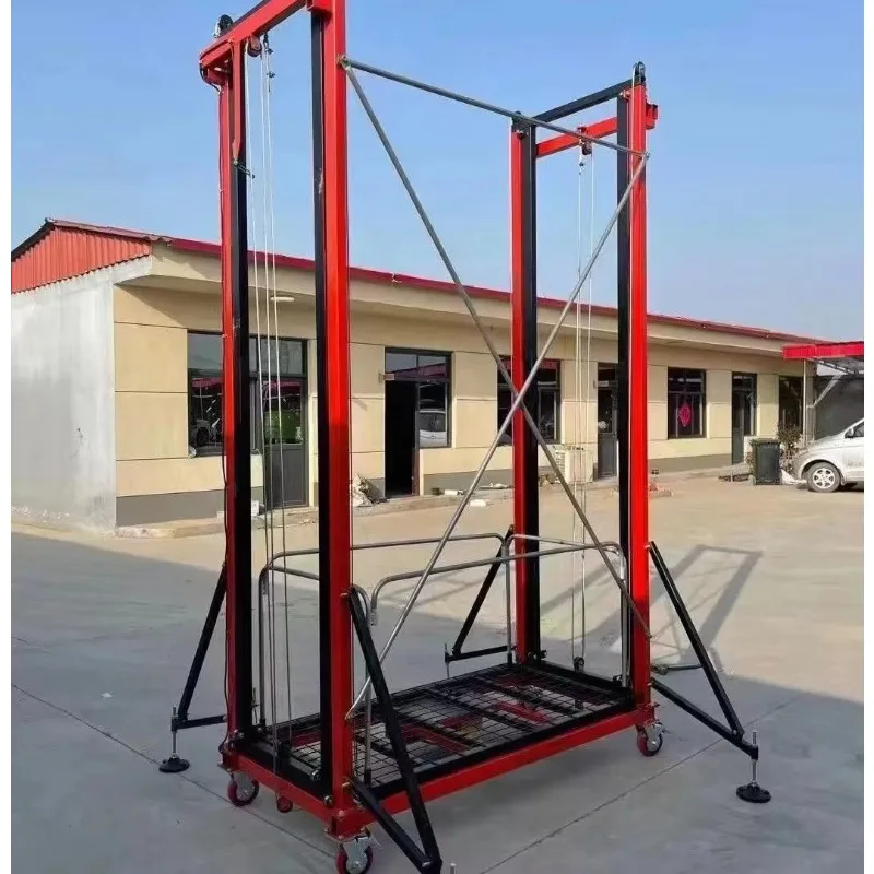 Modern Mobile Ladder Foldable Electric Scaffolding Lifting Platform Small Scissor Electric Scaffolding for Construction Elevator