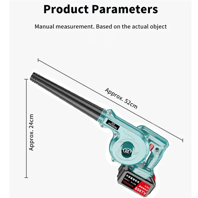 Ventilador de ar elétrico jardim sem fio aspirador pó computador coletor ferramentas elétricas portáteis para makita bateria