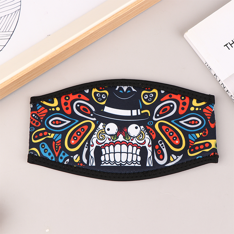 1 unidad de cubierta de correa para máscara de buceo y snorkel, protección acolchada cómoda, accesorios para envolver el cabello, correa para máscaras de buceo