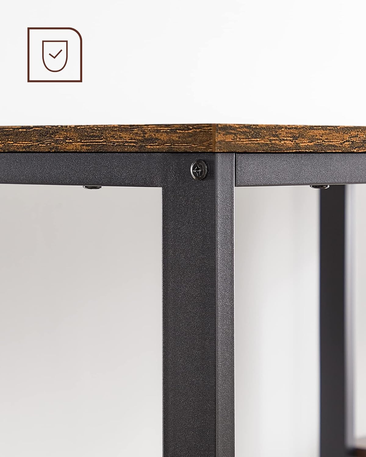 Zeitlich begrenzter Rabatt – VASAGLE Schreibtisch, Computer-Tisch, PC-Tisch, Bürotisch, mit 2-Ablagen auf der rechten oder