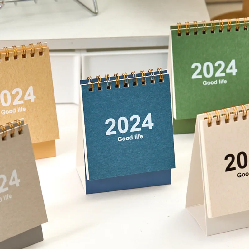 2025 English Mini Desk Calendar Creative Office Decoration Desktop Calendar Daily Memo Calendar Learning Planner