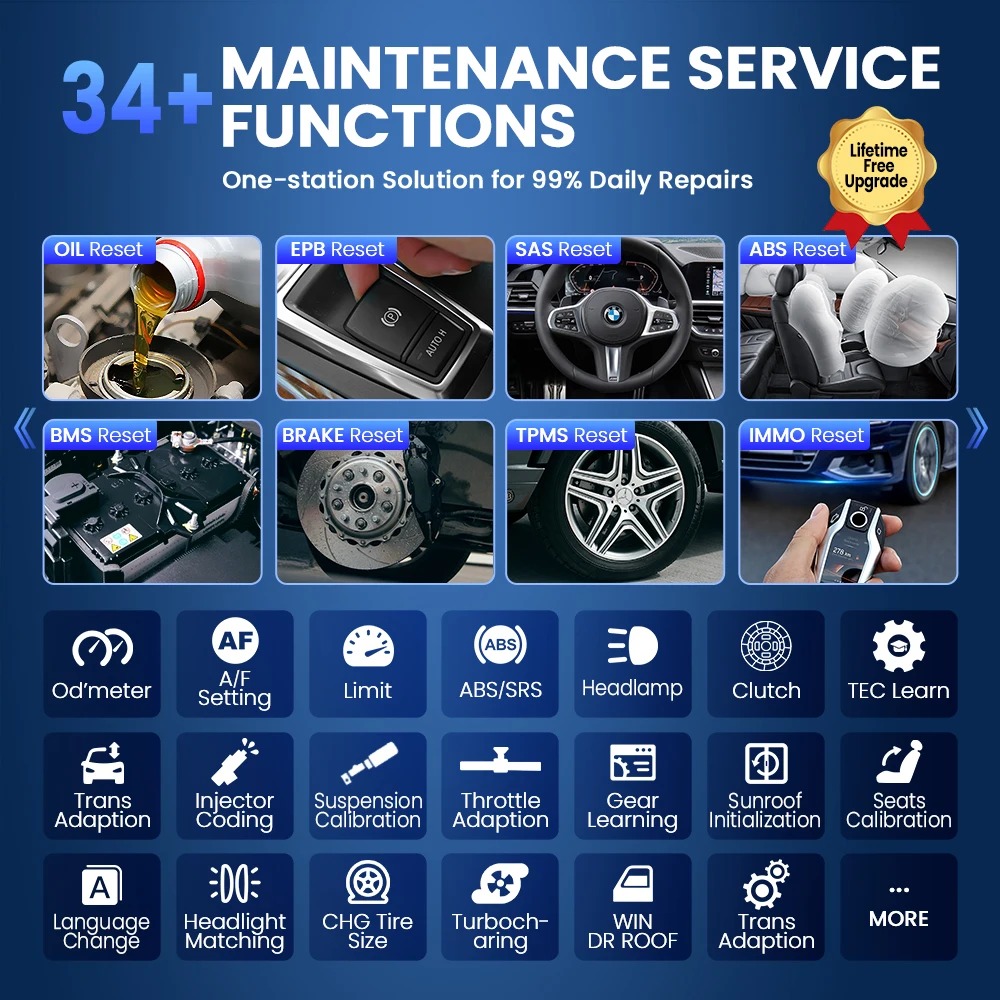 THINKCAR THINKSCAN 689 Alat Diagnostik Mobil CANFD DOIP Pengodean ECU Dua Arah 34 Reset Pemrograman Kunci Pemindai Obd2 Bebas Hidup