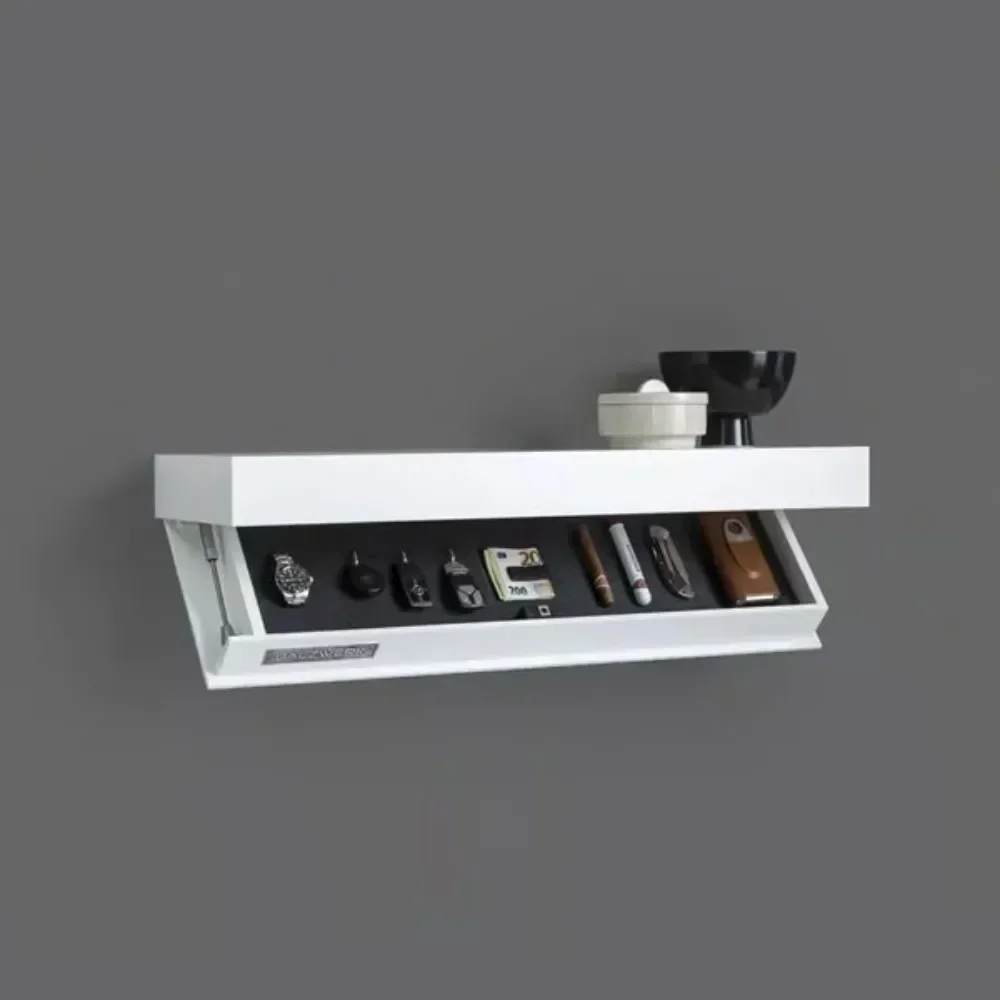 An der Wand montiertes Magicflap-Designer-Regal aus Holz, multifunktional, verdecktes schwebendes Regal, geheimes Fach, Wandregale, Heimdekoration