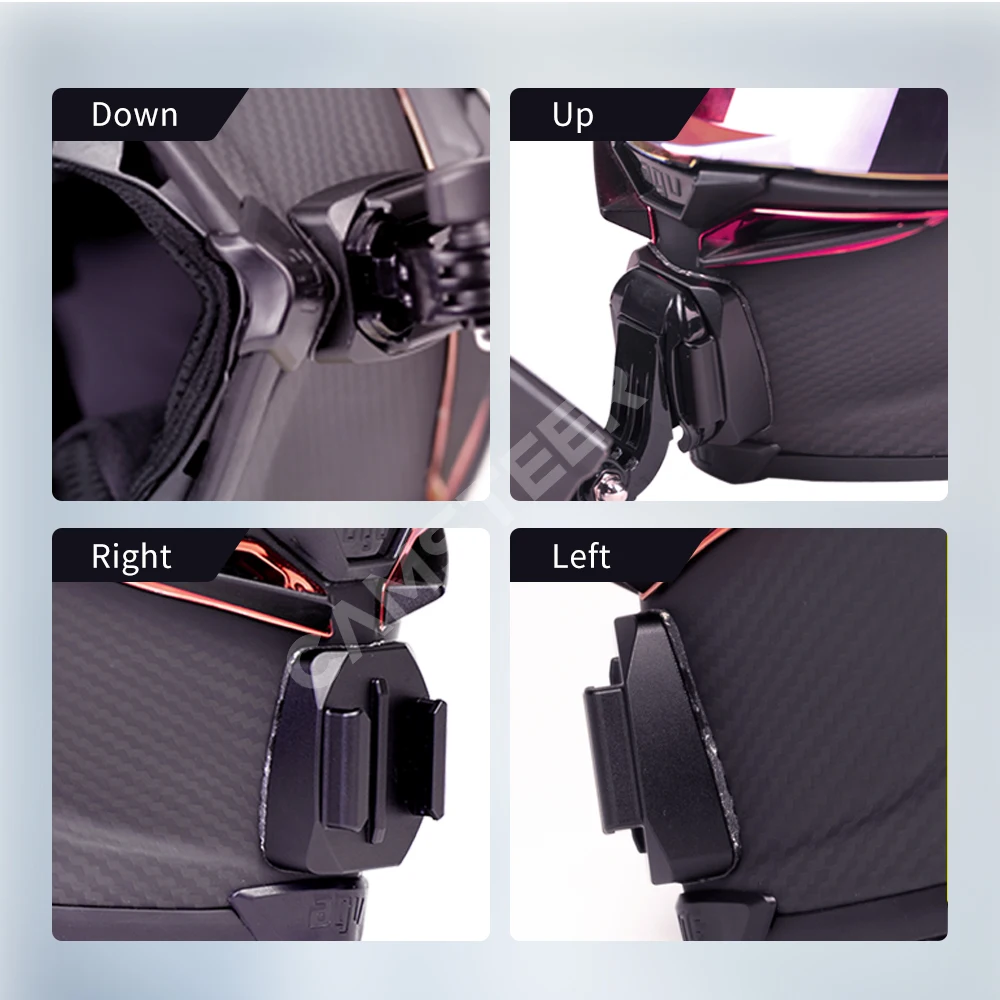 Soporte de barbilla para casco personalizado de motocicleta, para HJC Shoei X14 NXR RF1400 Agv Arai para GoPro13 12 11 Insta360 Ace Pro2 X4 X3 DJI 5Pro