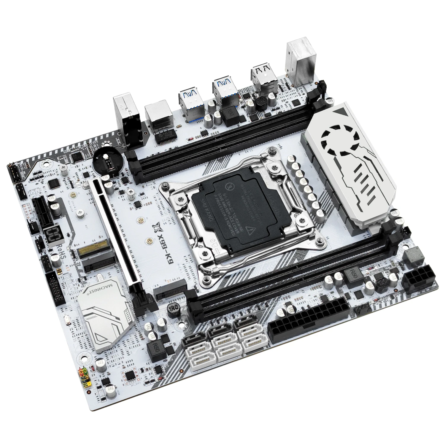MACHINIST X99 K9 Motherboard Set LGA 2011-3 Kit Xeon E5 2640 V4 CPU 2*16G = 32G DDR4 ECC RAM 2400MHZ Speicher Unterstützung Nvme M.2 M-ATX