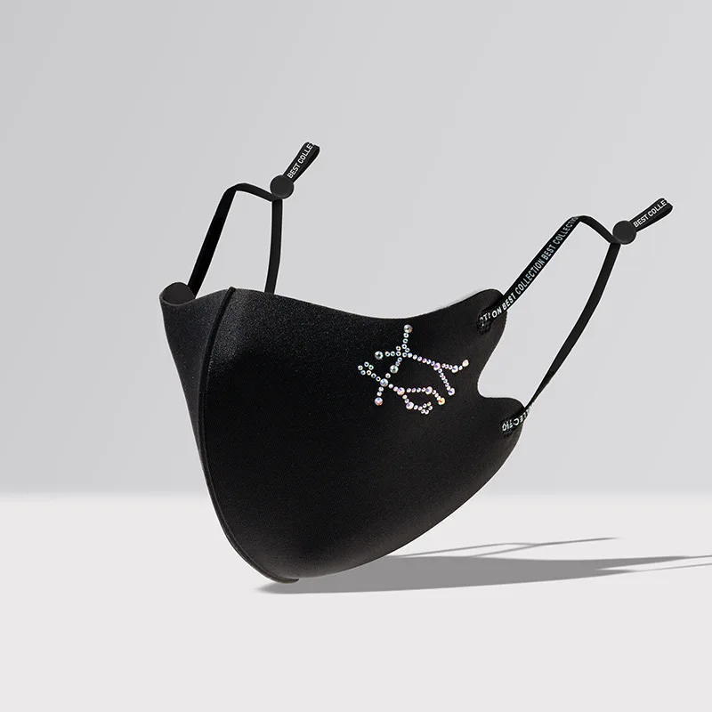 ครีมกันแดดผ้าไหมหน้ากากบาง12 Constellation คู่กระพริบร้อนเจาะผ้ากันฝุ่น3D Breathable Sunshade หน้ากากขายส่ง