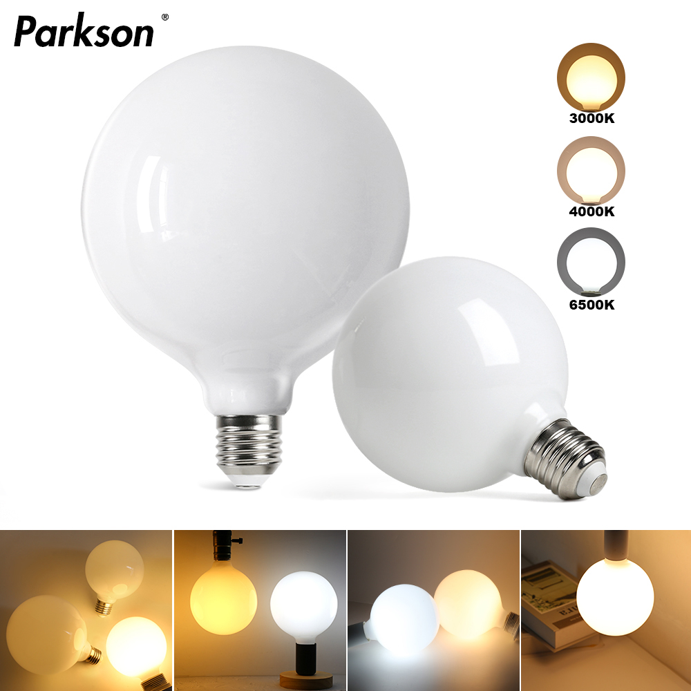 E27 LED-Birne AC 220 V 110 V G80 G95 G125 Energiesparendes globales Licht Lampada Ampulle LED-Glühbirne Kalt-Warmweiß-LED-Lampe
