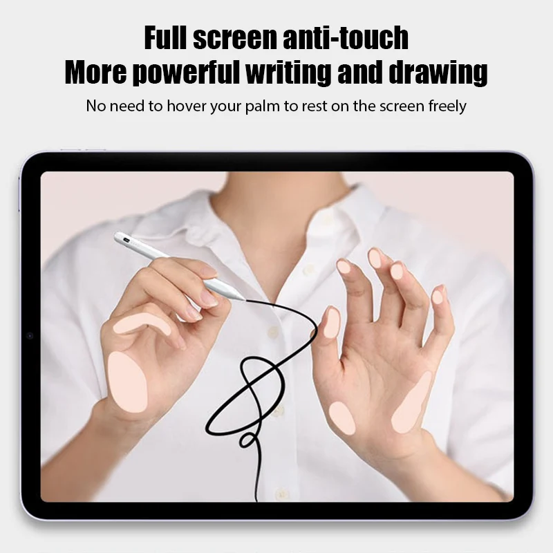 Pour Apple Pencil 2 1 Palm Rejection Power Display iPad accessoires iPad 2022 2021 2020 2019 2018 Pro 11 12.9 Air Mini stylet
