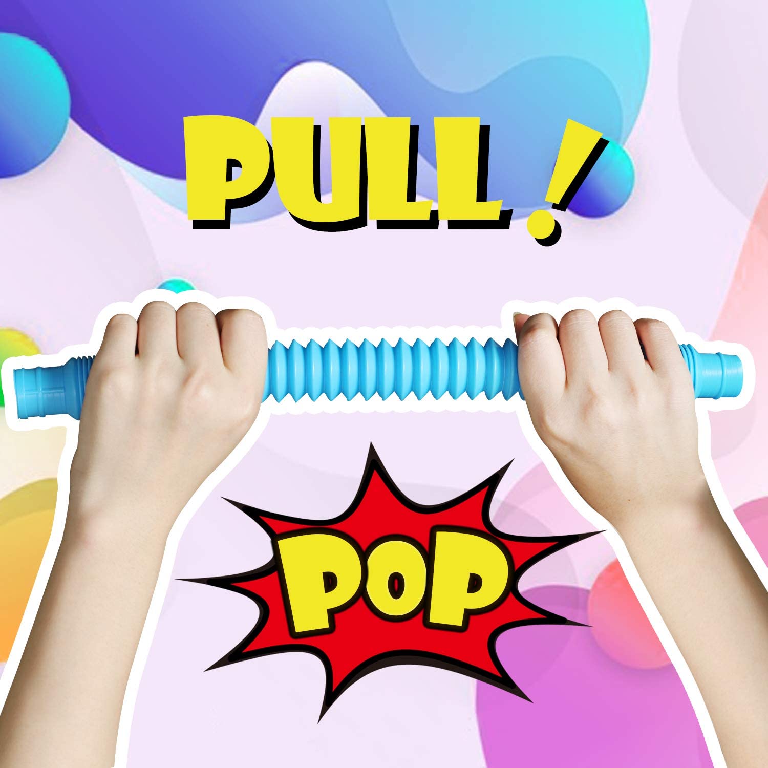 4 pacote pop tubo sensorial brinquedo fidget 4 pçs aleatório colorido resistente para construção brinquedos educativos para estresse autismo tdah