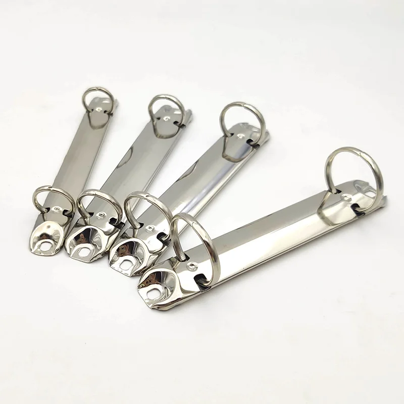 15-25mm 2 Hole Notebook Binder O&D Ring Metal Binders Gold Sliver File Folder Spiral Binding Clips For Scrapbook Office Supplies