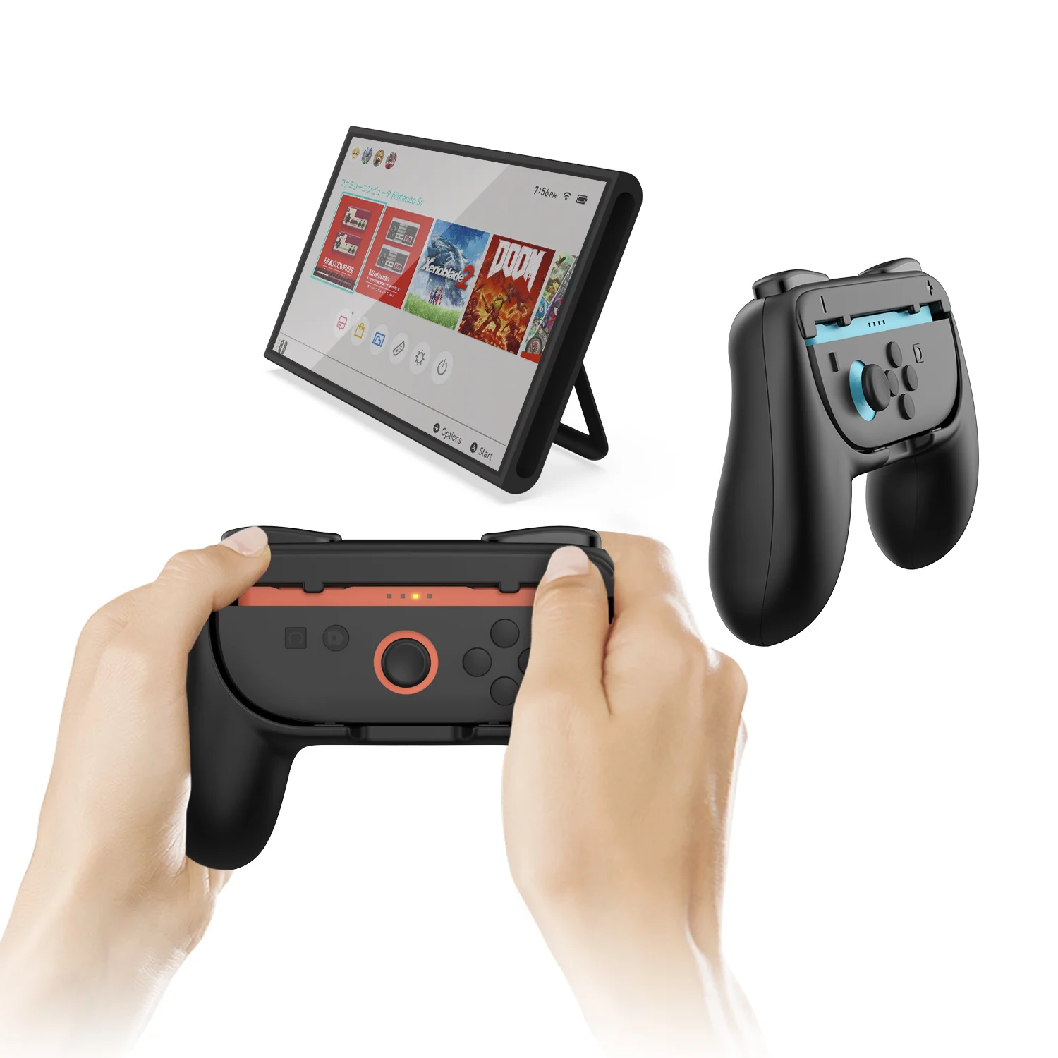 2 Stuks Joystick-Controller Grips Voor Ns Schakelaar 2 Gamepads Links Rechts Controller Joystick Hand Houder Voor Ns schakelaar 2 Accessoires
