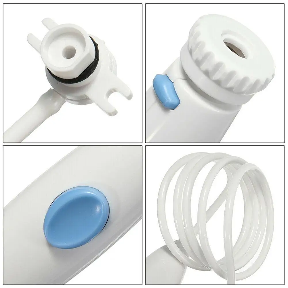 1SEt Water Flosser 치과 워터 제트 교체 튜브 호스 WP-100/ WP-100EC waterpik Jiebi 핸들 성인 구강 관리
