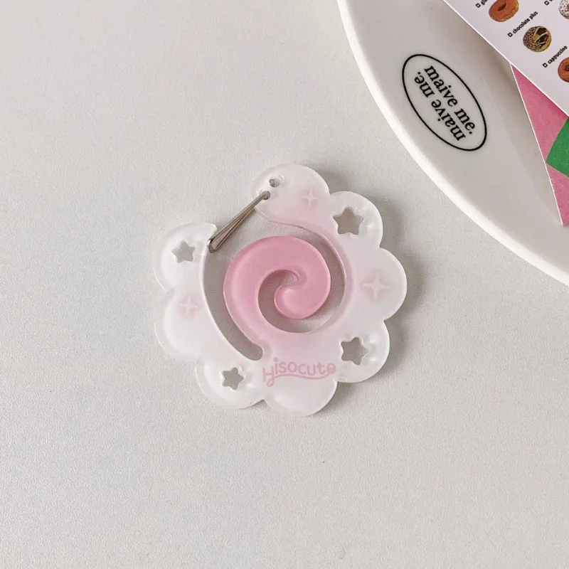 Bag pendant hook Keychain Ins style cute acrylic cartoon Keychain Kawaii fruit cupcake star decoration