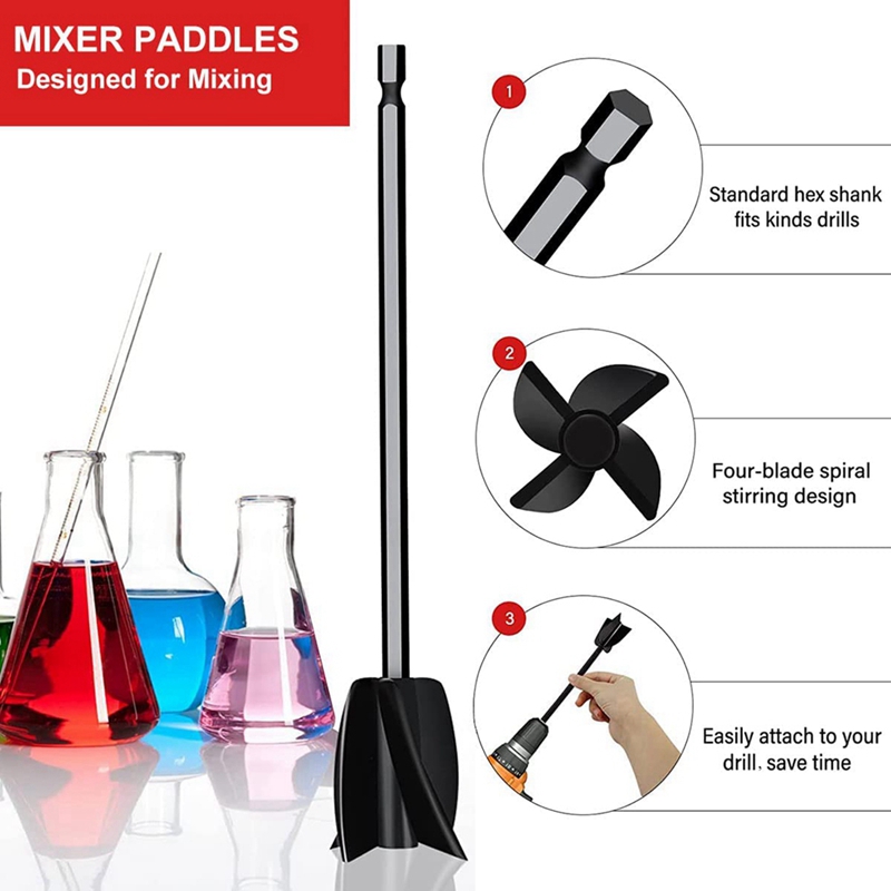 8 Chiếc Nhựa Phối Epoxy Cho Mạnh Trộn Có Thể Tái Sử Dụng Đa Năng Epoxy Cho Khoan Cho Epoxy Và Trộn Sơn Mũi Khoan