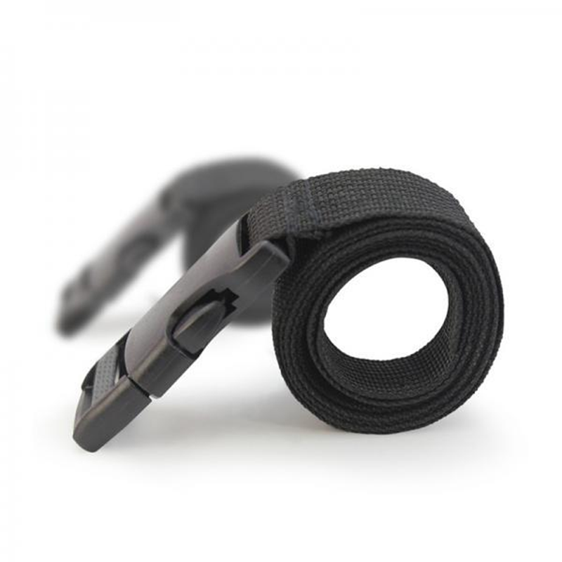 Viagem amarrada carga de náilon amarrar bagagem preto durável chicote cinto cinta com cam fivela kits viagem ferramenta acampamento ao ar livre