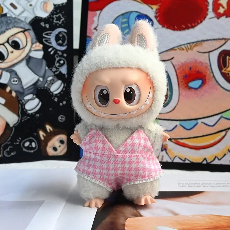 Swimsuit Glasses Beach Diving Surfboard Swimming Circle for 15/17cm Ropa Labubu V1/V2/V3 Doll Doll'S Clothes Outfit Accessories