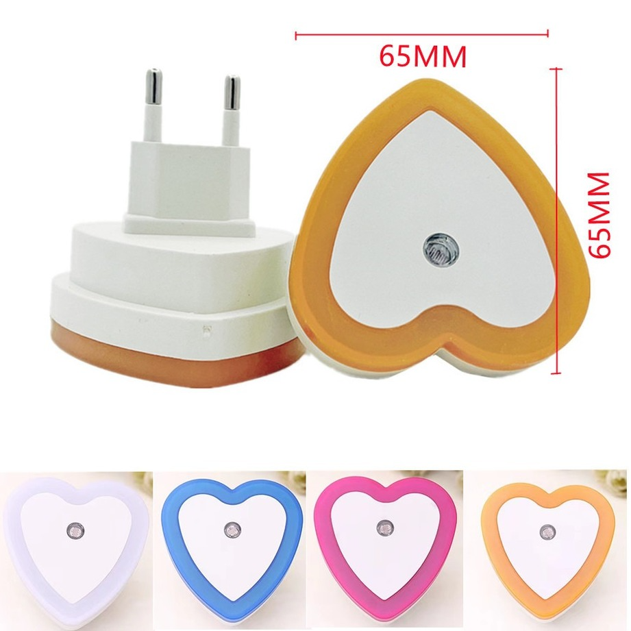 Mini luz LED nocturna con enchufe UE/EE. UU., Sensor de atardecer al amanecer, lámpara cuadrada para dormitorio, pasillo, escaleras, pasillo, 110V, 220V