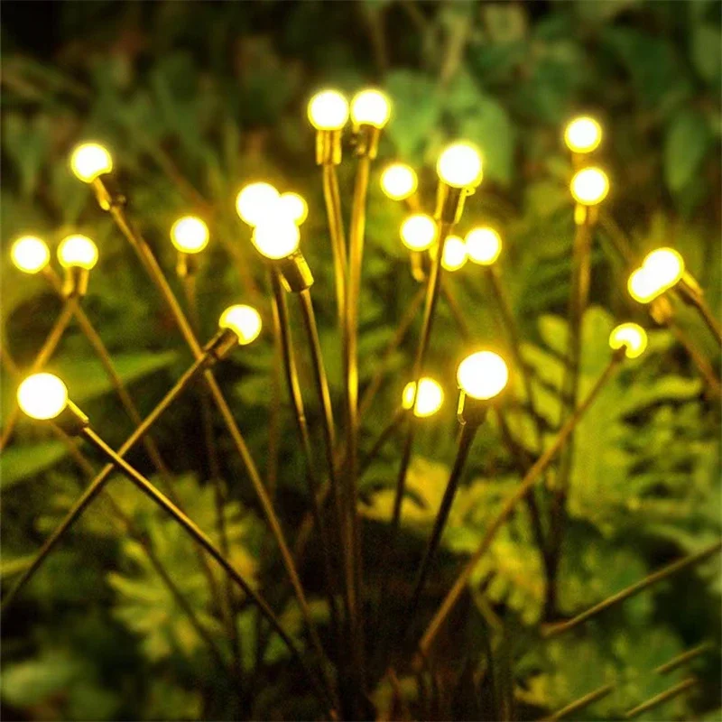 6/8/10L Solar Firefly Lights Wodoodporna dekoracja ogrodu na zewnątrz Światła krajobrazowe Światła trawnika Nadaje się do świątecznej dekoracji