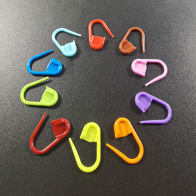 100 Stücke Mix Farbe Strickwerkzeuge Locking Stitch Marker Häkeln Latch Marker Pin